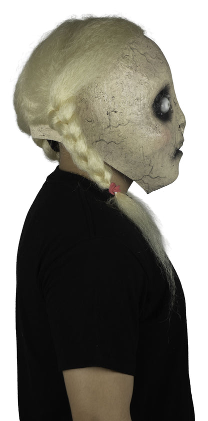Máscara Lilith Ghoulish - Disfraz de Látex, Kanekalon para Halloween y Día de Muertos