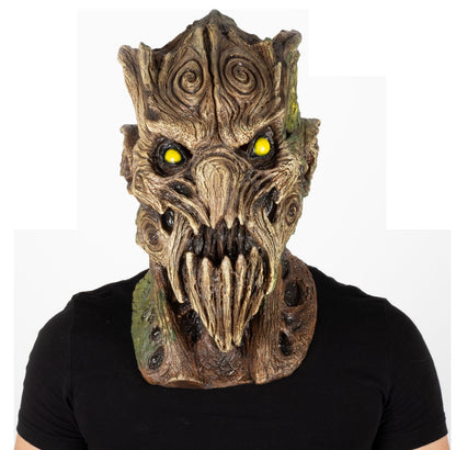 Máscara Madera Espíritu Hombre Ghoulish - Disfraz de Látex para Halloween y Día de Muertos