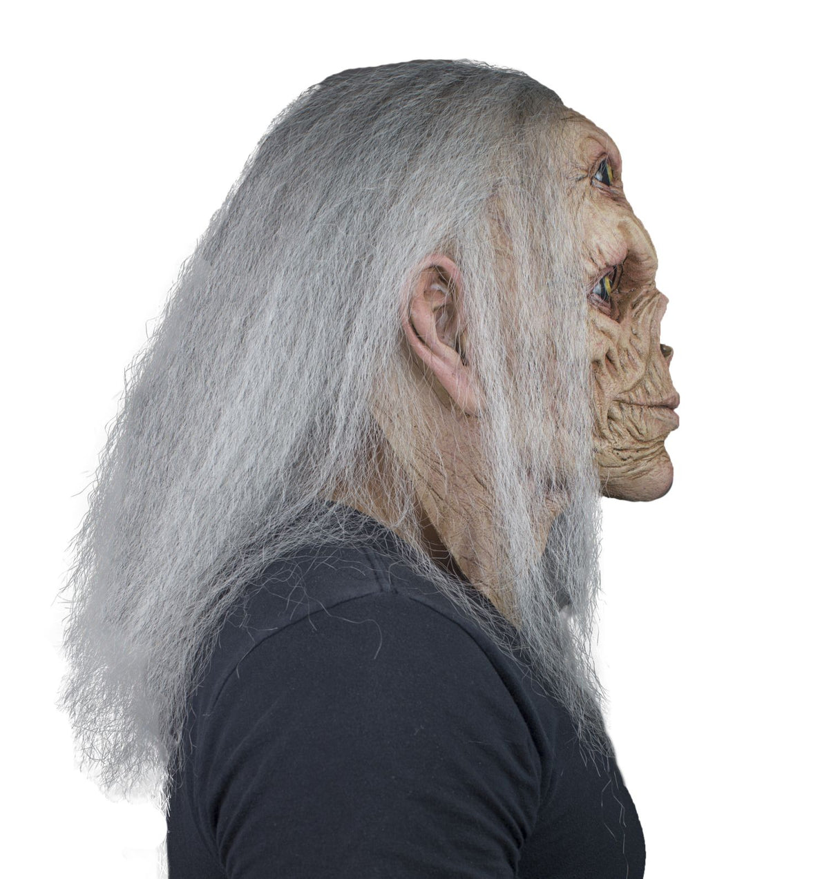 Máscara Malvado Bruja Ojos Ghoulish - Disfraz de Látex, Kanekalon para Halloween y Día de Muertos