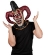 Máscara Malvado Bufón Ghoulish - Disfraz de Látex, Cáscabel Dorado para Halloween y Día de Muertos