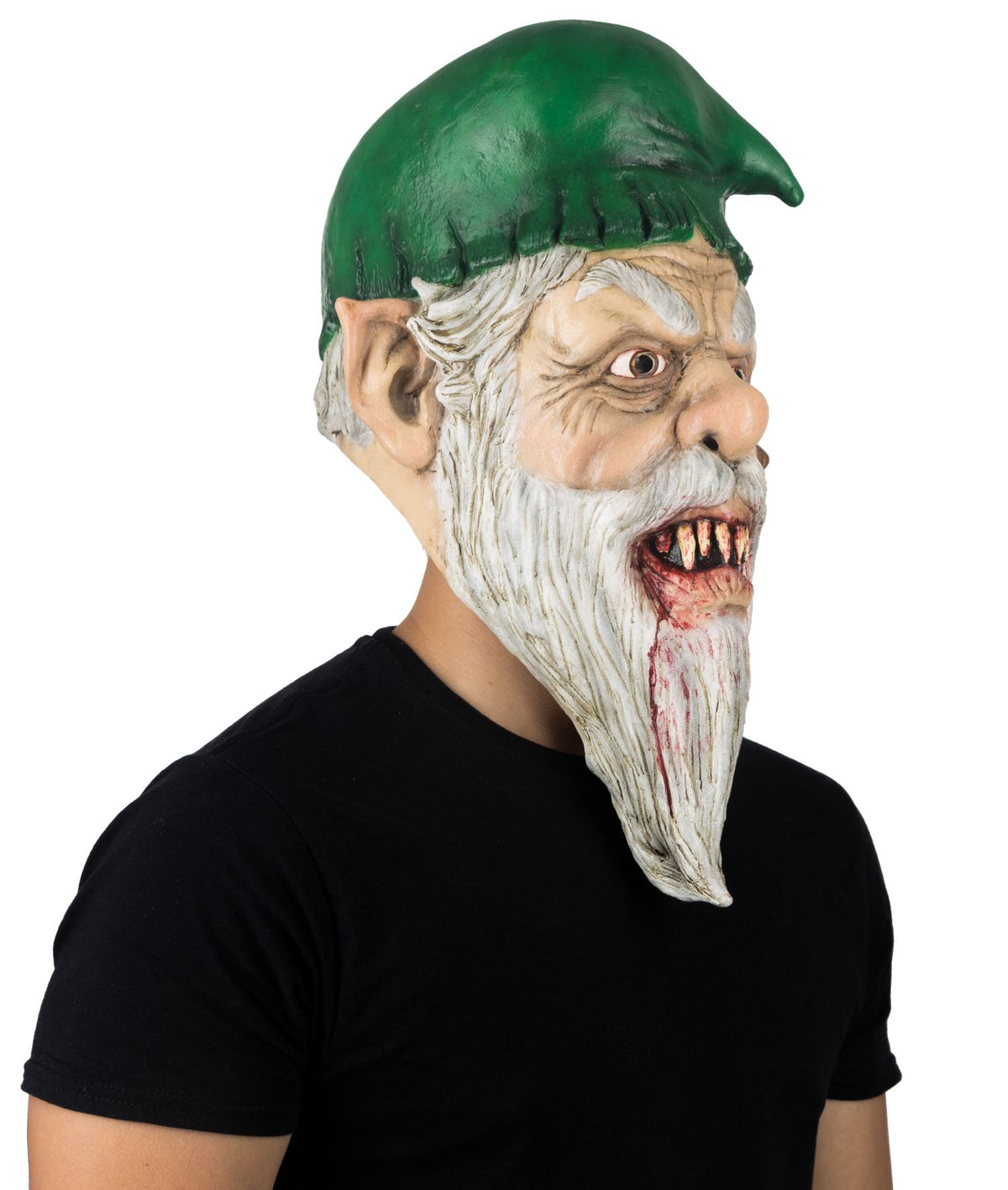 Máscara Malvado Gnome Ghoulish - Disfraz de Látex para Halloween y Día de Muertos