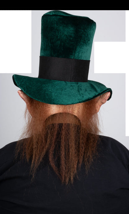 Máscara Malvado Leprechaun Ghoulish - Disfraz de Látex, Kanekalon para Halloween y Día de Muertos