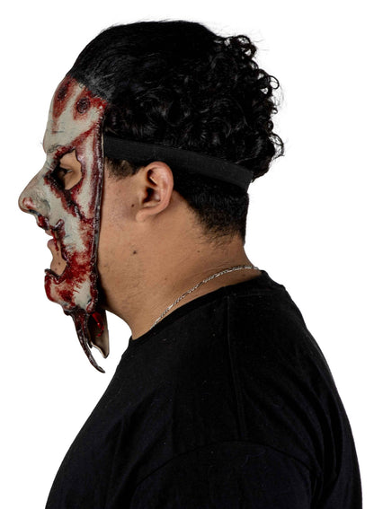 Máscara Texas Cadena Saw Massacre II Skin Cara Máscara Pege - Disfraz de Látex, Pelox para Halloween y Día de Muertos