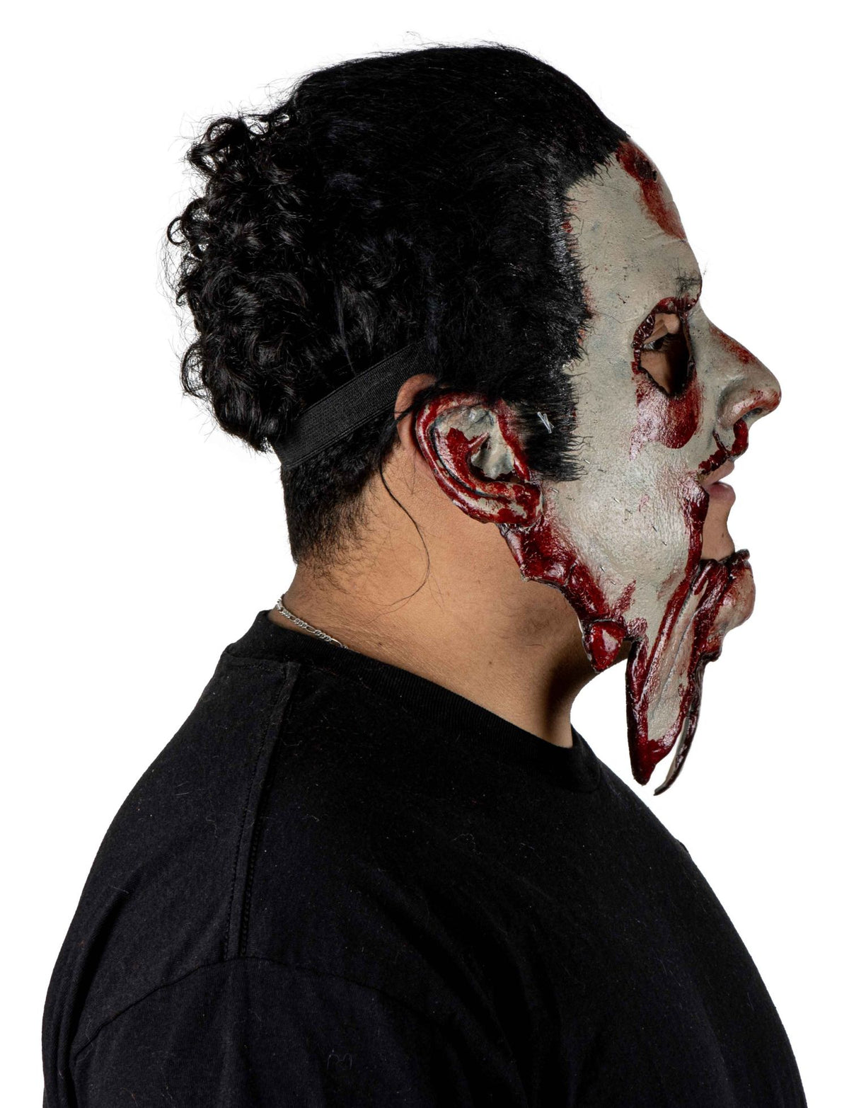 Máscara Texas Cadena Saw Massacre II Skin Cara Máscara Pege - Disfraz de Látex, Pelox para Halloween y Día de Muertos