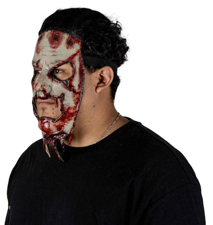 Máscara Texas Cadena Saw Massacre II Skin Cara Máscara Pege - Disfraz de Látex, Pelox para Halloween y Día de Muertos