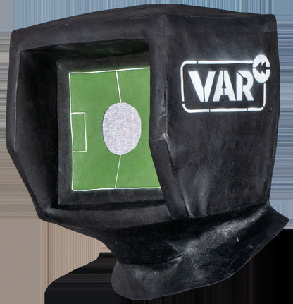 Máscara Máscara VAR Mundial - Disfraz de Látex para Halloween y Día de Muertos