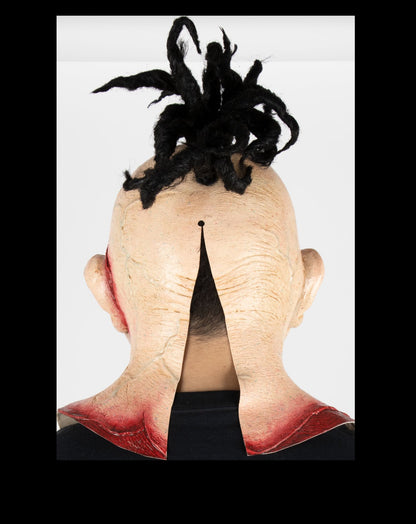 Máscara Matar Payasos Punk Ghoulish - Disfraz de Latex, Kanekalon Afro para Halloween y Día de Muertos