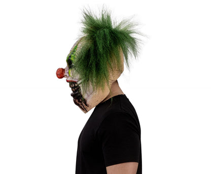 Máscara Maurice's Glotón Payaso Ghoulish - Disfraz de Látex, Kanekalon para Halloween y Día de Muertos