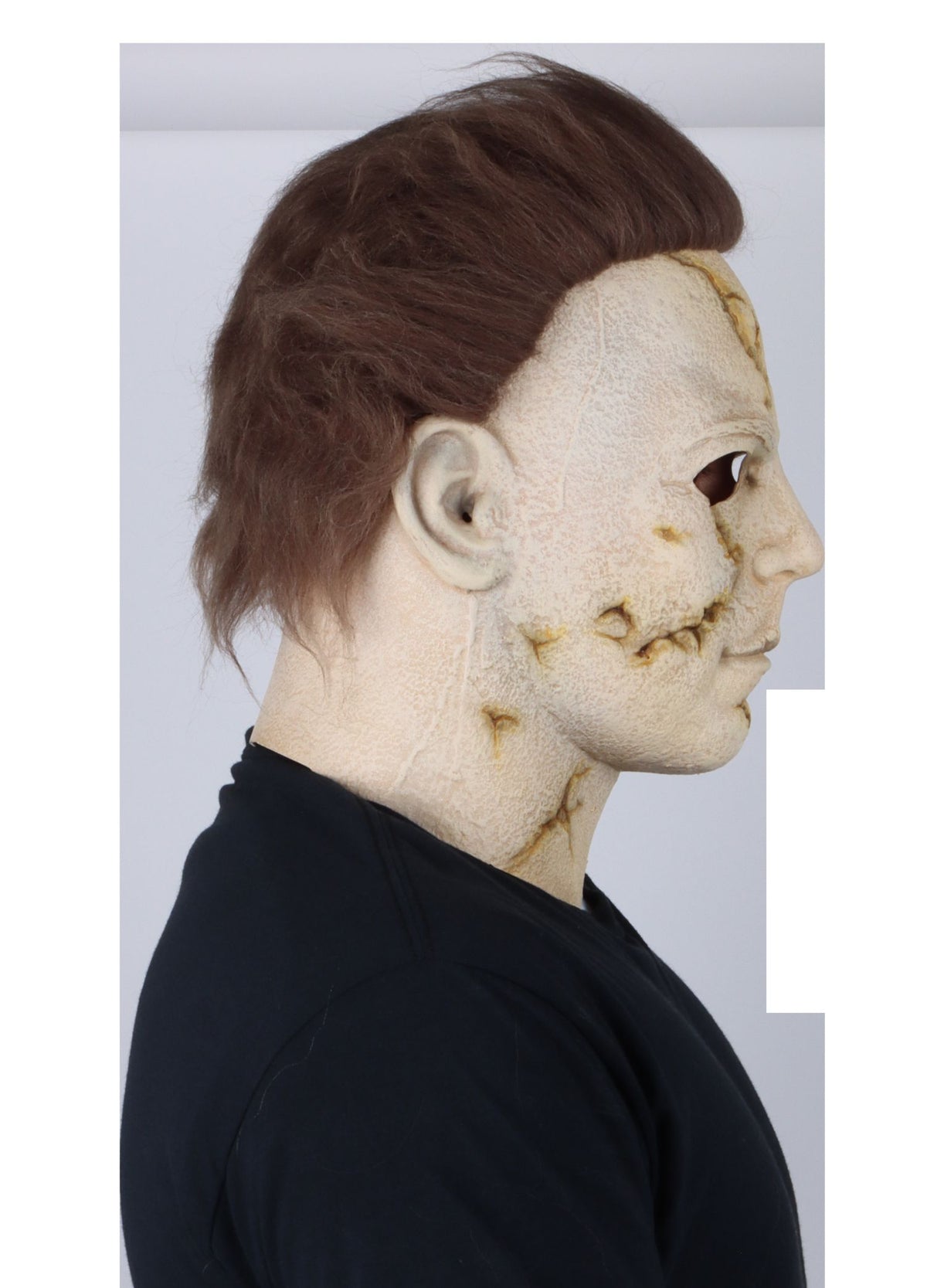 Máscara Michael Myers Máscara Halloween por Rob Zombi Pege - Disfraz de Látex, Pelox para Halloween y Día de Muertos
