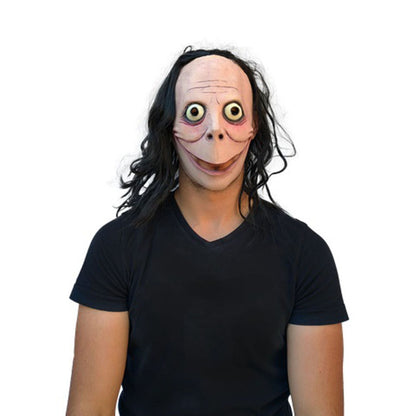 Máscara Momo Ghoulish - Disfraz de Látex, Multifilamento lacio para Halloween y Día de Muertos