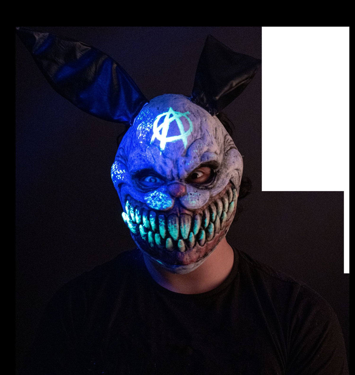 Máscara Nasty Bunny Ghoulish - Disfraz de Látex, Vinipiel para Halloween y Día de Muertos