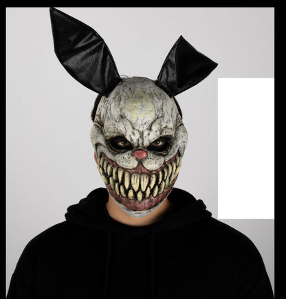 Máscara Nasty Bunny Ghoulish - Disfraz de Látex, Vinipiel para Halloween y Día de Muertos