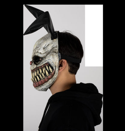 Máscara Nasty Bunny Ghoulish - Disfraz de Látex, Vinipiel para Halloween y Día de Muertos
