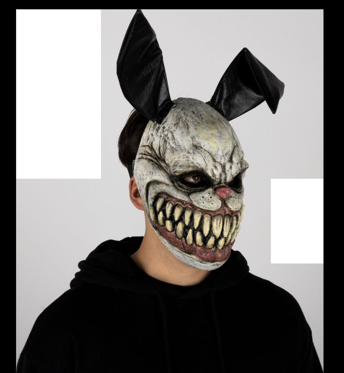 Máscara Nasty Bunny Ghoulish - Disfraz de Látex, Vinipiel para Halloween y Día de Muertos