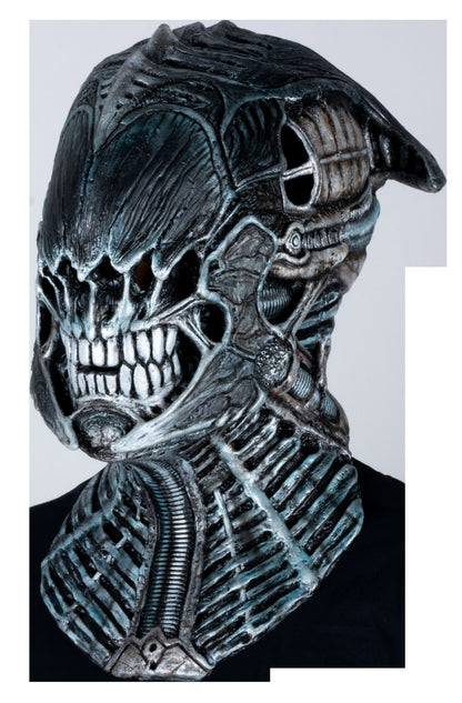 Máscara Necro Sentinel Ghoulish - Disfraz de Látex para Halloween y Día de Muertos