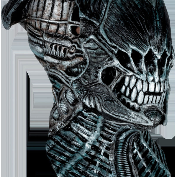 Máscara Necro Sentinel Ghoulish - Disfraz de Látex para Halloween y Día de Muertos