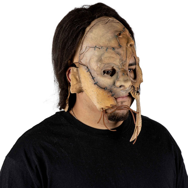 Máscara Nicotero Leatherface Pege - Disfraz de Látex, Pelox para Halloween y Día de Muertos