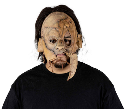 Máscara Nicotero Leatherface Pege - Disfraz de Látex, Pelox para Halloween y Día de Muertos