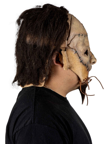 Máscara Nicotero Leatherface Pege - Disfraz de Látex, Pelox para Halloween y Día de Muertos