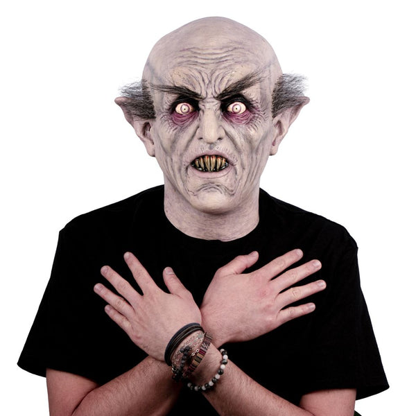Máscara Nosferatu Ghoulish - Disfraz de Látex, Kanekalon para Halloween y Día de Muertos