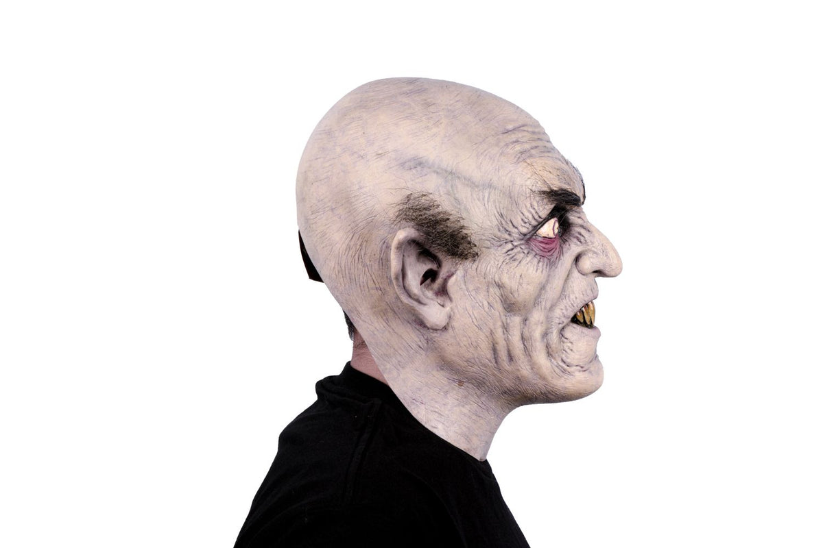 Máscara Nosferatu Ghoulish - Disfraz de Látex, Kanekalon para Halloween y Día de Muertos