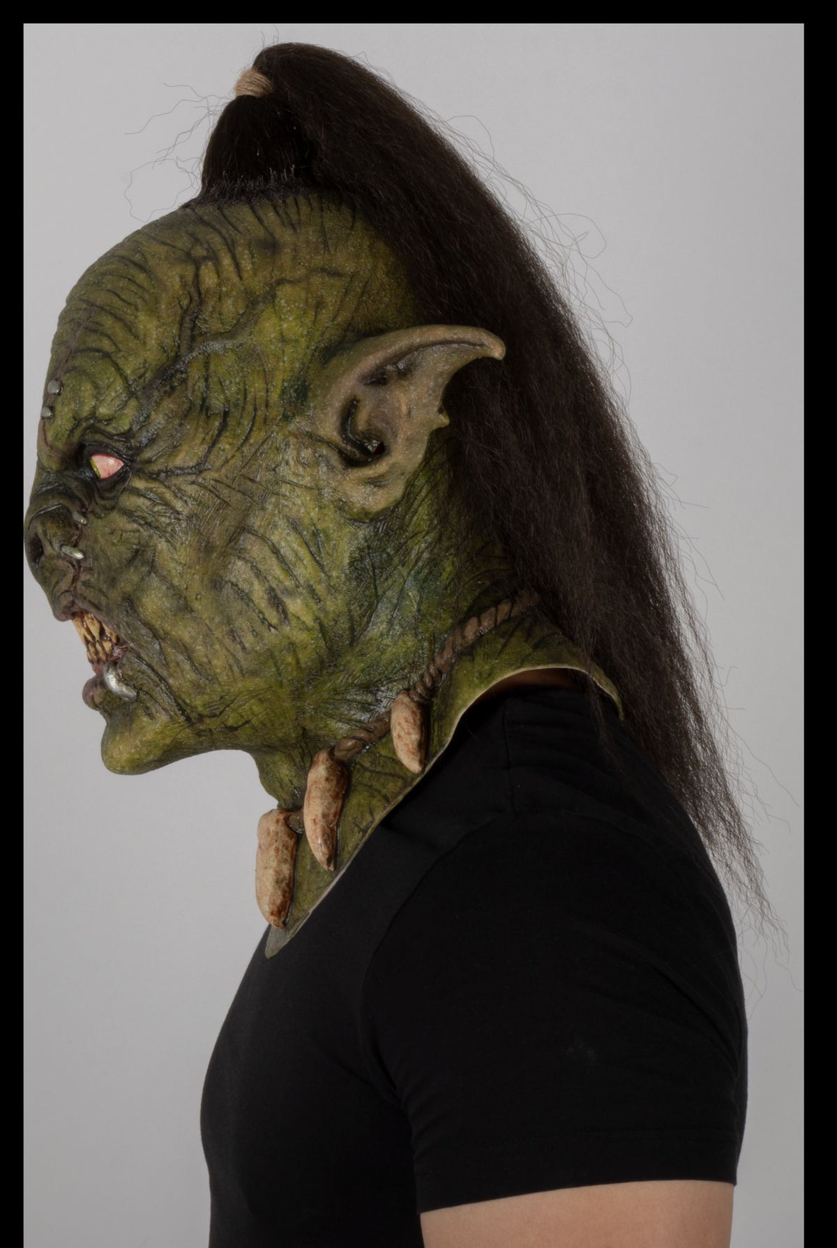 Máscara Orco Luchador Ghoulish - Disfraz de Látex para Halloween y Día de Muertos