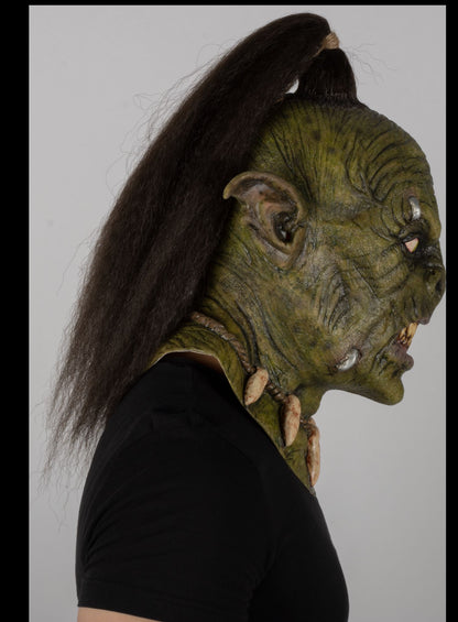 Máscara Orco Luchador Ghoulish - Disfraz de Látex para Halloween y Día de Muertos