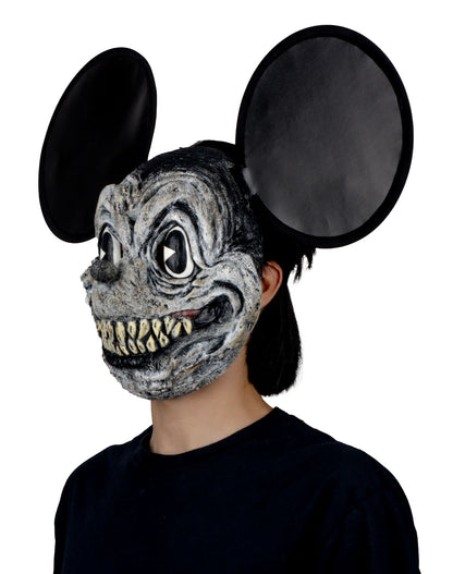 Máscara Oscuro Ratón Pege - Disfraz de Látex, Vinipiel para Halloween y Día de Muertos