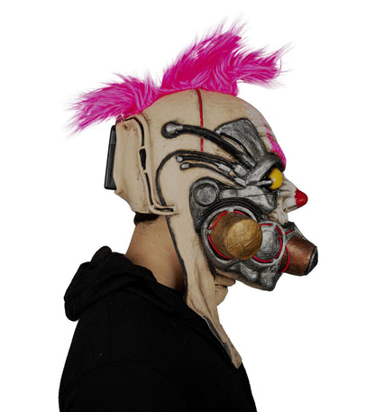 Máscara Payaso Bozal Ghoulish - Disfraz de Látex, Peluche, Hilo LED para Halloween y Día de Muertos