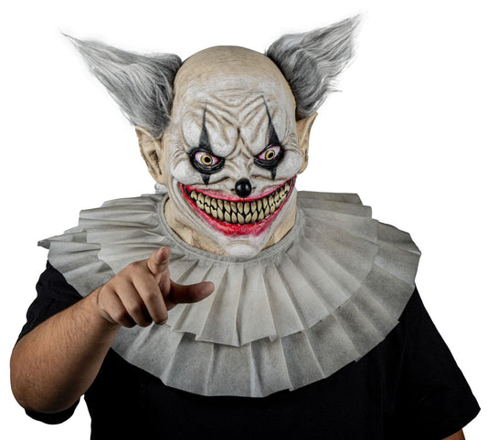 Máscara Payaso Sonrisas Pege - Disfraz de Látex, Peluche, Dubetina para Halloween y Día de Muertos