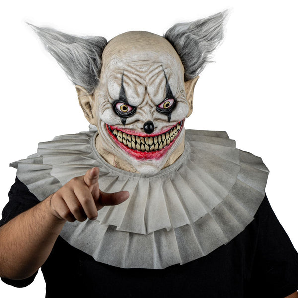 Máscara Payaso Sonrisas Pege - Disfraz de Látex, Peluche, Dubetina para Halloween y Día de Muertos