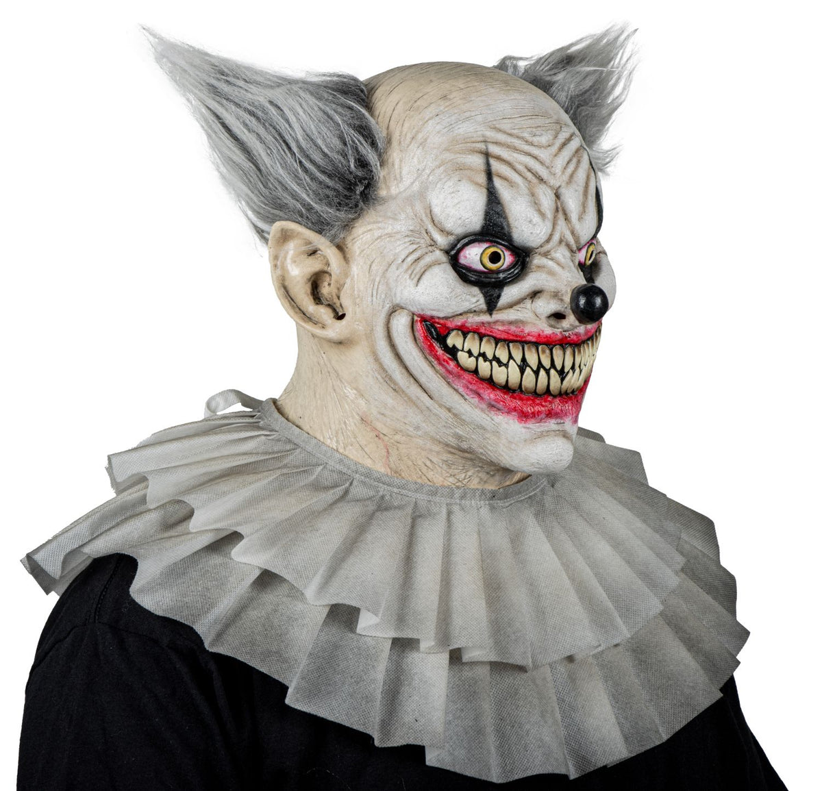 Máscara Payaso Sonrisas Pege - Disfraz de Látex, Peluche, Dubetina para Halloween y Día de Muertos