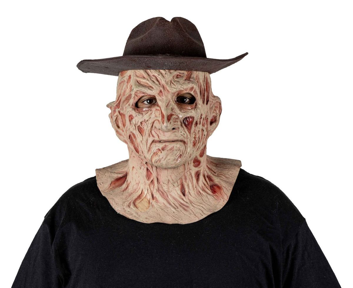 Máscara Pesadilla En Elm St. 4 Sueño Maestro Pege - Disfraz de Látex para Halloween y Día de Muertos