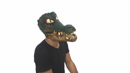 Máscara Peter Crocodile Ghoulish - Disfraz de Látex para Halloween y Día de Muertos