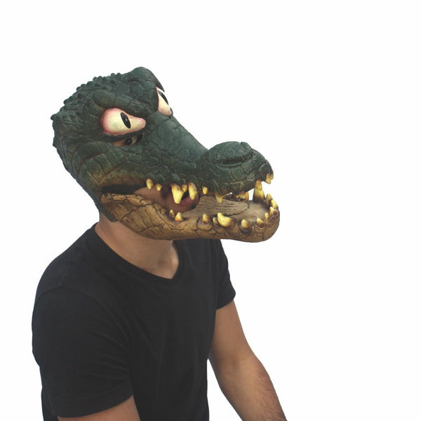 Máscara Peter Crocodile Ghoulish - Disfraz de Látex para Halloween y Día de Muertos