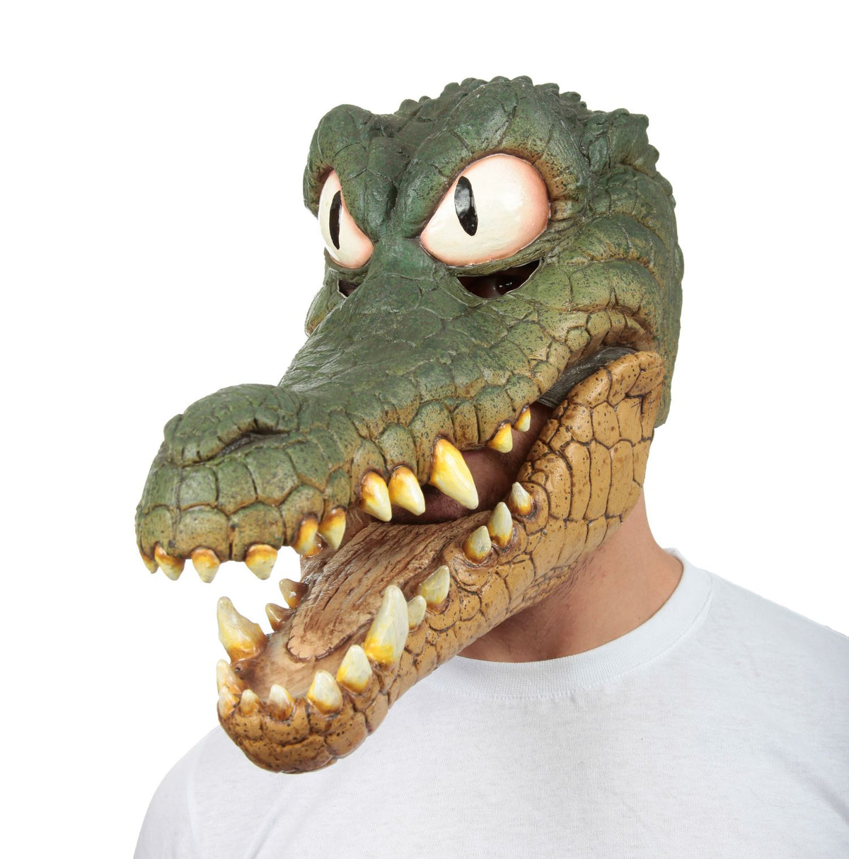 Máscara Peter Crocodile Ghoulish - Disfraz de Látex para Halloween y Día de Muertos
