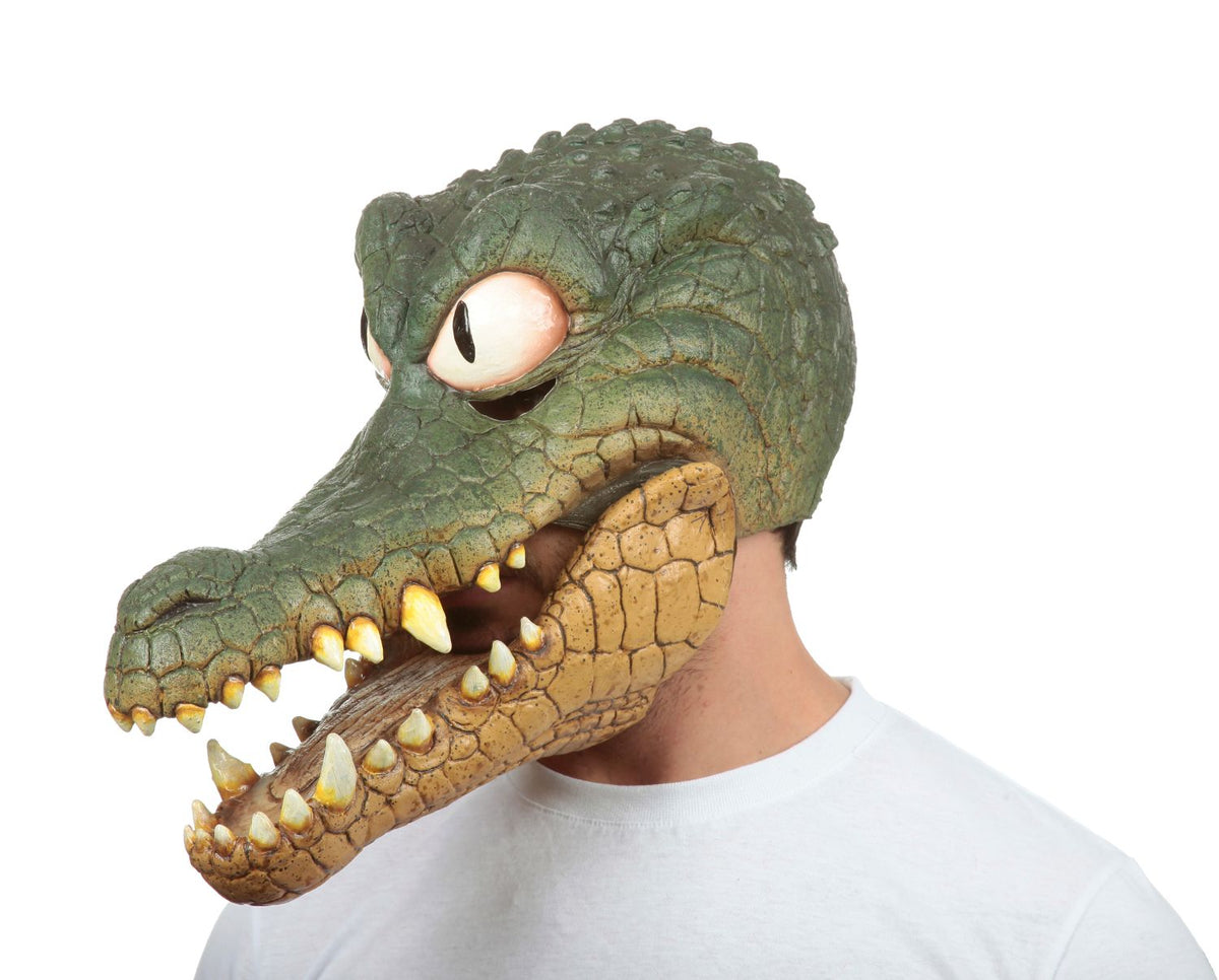 Máscara Peter Crocodile Ghoulish - Disfraz de Látex para Halloween y Día de Muertos