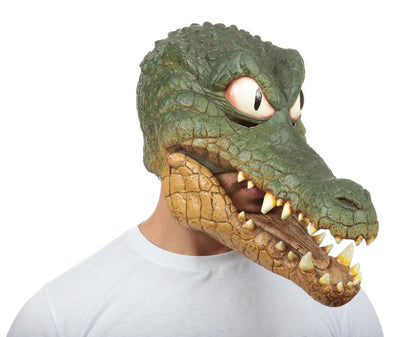 Máscara Peter Crocodile Ghoulish - Disfraz de Látex para Halloween y Día de Muertos