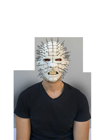 Máscara Pinhead Ghoulish - Disfraz de Látex para Halloween y Día de Muertos
