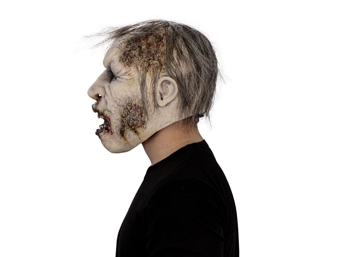 Máscara Podrido Difunto Ghoulish - Disfraz de Látex, Kanekalon para Halloween y Día de Muertos
