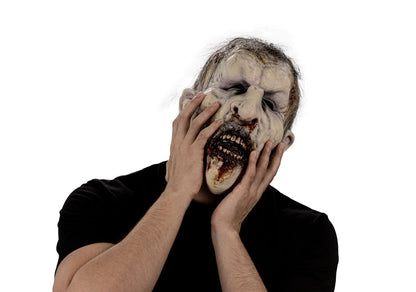 Máscara Podrido Difunto Ghoulish - Disfraz de Látex, Kanekalon para Halloween y Día de Muertos