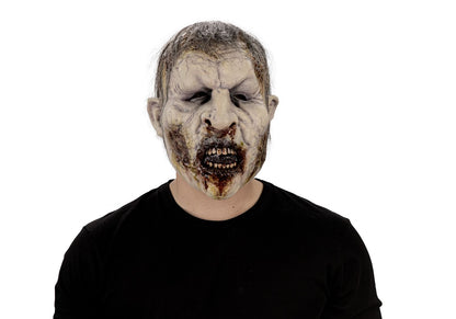 Máscara Podrido Difunto Ghoulish - Disfraz de Látex, Kanekalon para Halloween y Día de Muertos