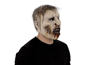 Máscara Podrido Difunto Ghoulish - Disfraz de Látex, Kanekalon para Halloween y Día de Muertos