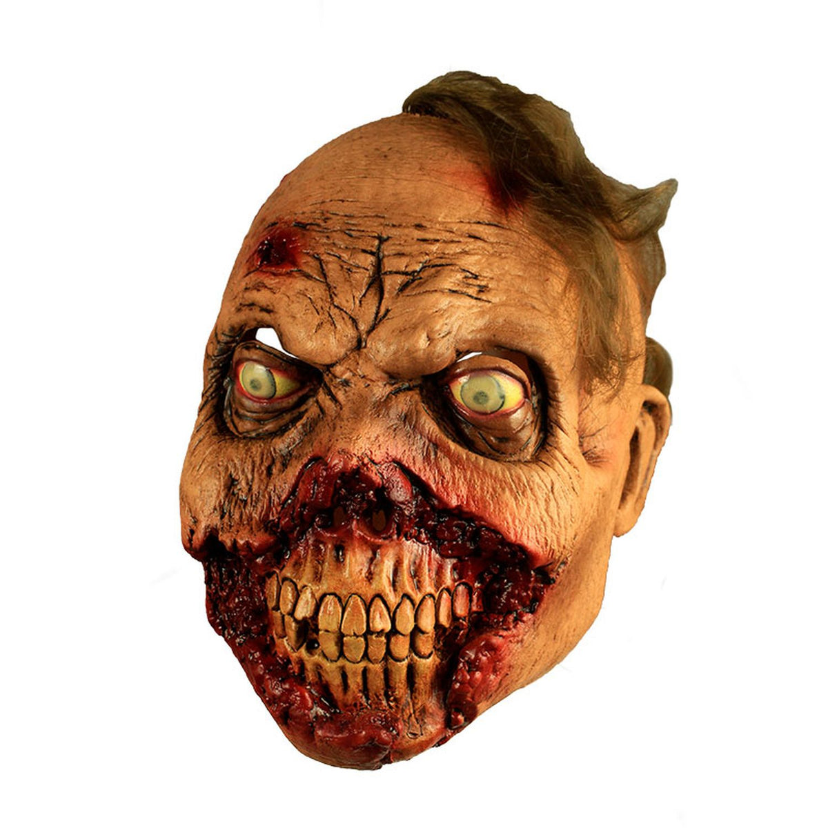 Máscara Podrido Gums Ghoulish - Disfraz de Látex, Multifilamento rizo para Halloween y Día de Muertos