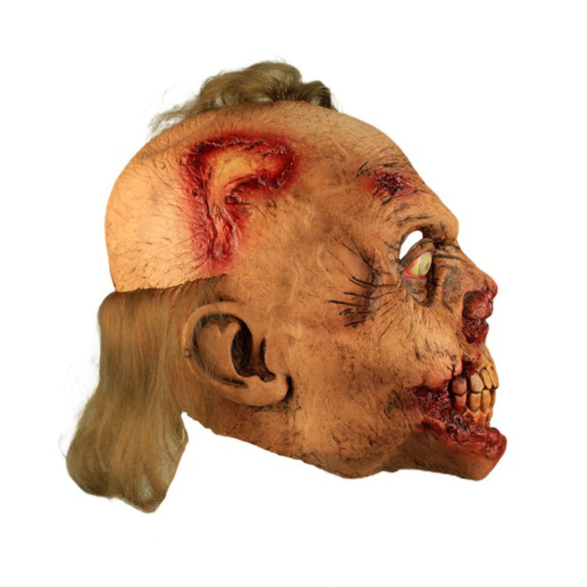 Máscara Podrido Gums Ghoulish - Disfraz de Látex, Multifilamento rizo para Halloween y Día de Muertos