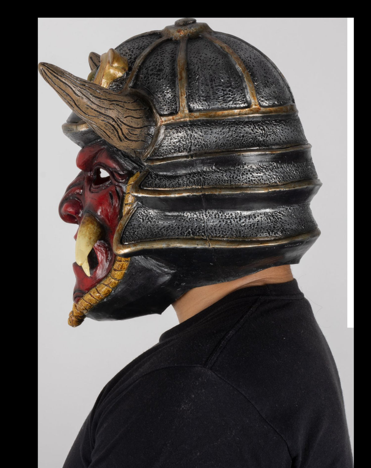 Máscara Poseído Samurai Ghoulish - Disfraz de Látex para Halloween y Día de Muertos