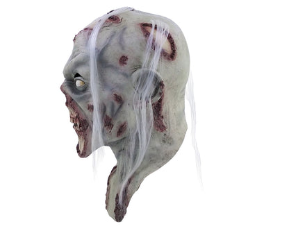 Máscara Pudriéndose Muerte Ghoulish - Disfraz de Látex, Multifilamento lacio para Halloween y Día de Muertos