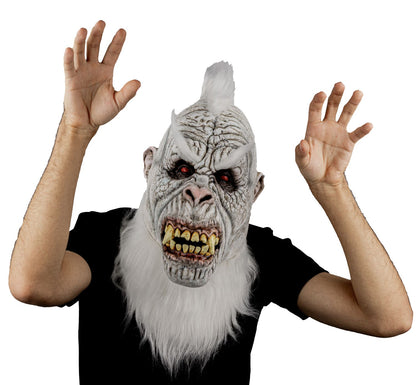 Máscara Punk Yeti Ghoulish - Disfraz de Látex, Peluche para Halloween y Día de Muertos