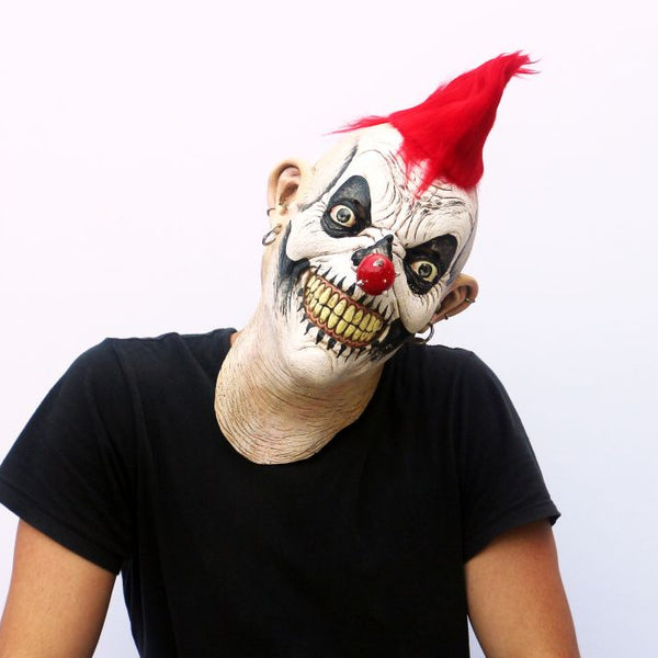 Máscara Punky Ghoulish - Disfraz de Látex, Peluche para Halloween y Día de Muertos