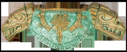 Máscara Quetzalcóatl Disfraz Kit Ghoulish - Disfraz de Látex para Halloween y Día de Muertos